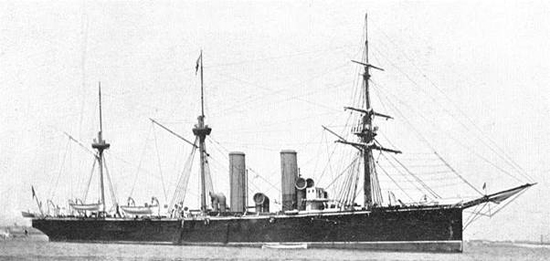 British Cruiser Leander